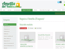 Tablet Screenshot of ametlladelvalles.com